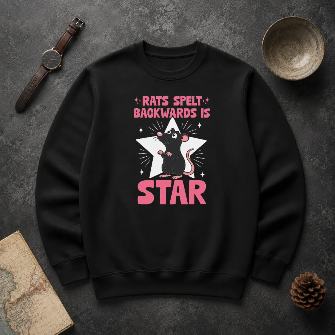 Good Rat Humor Gift Rats Spelt Backwards Is Star Sweater Good Rat Humor Gift Rats Spelt Backwards Is Star Sweater