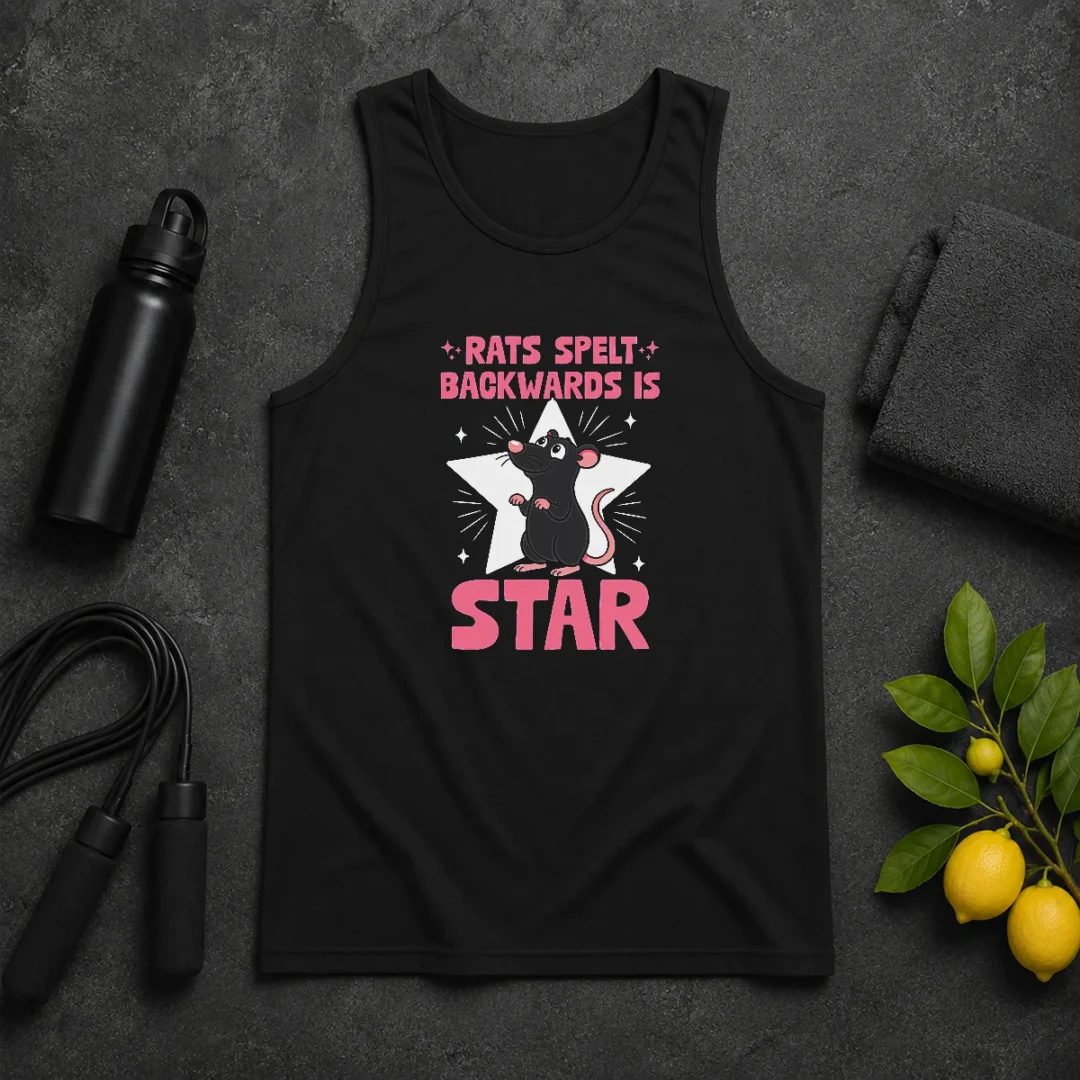 Good Rat Humor Gift Rats Spelt Backwards Is Star Tank Top Good Rat Humor Gift Rats Spelt Backwards Is Star Tank Top
