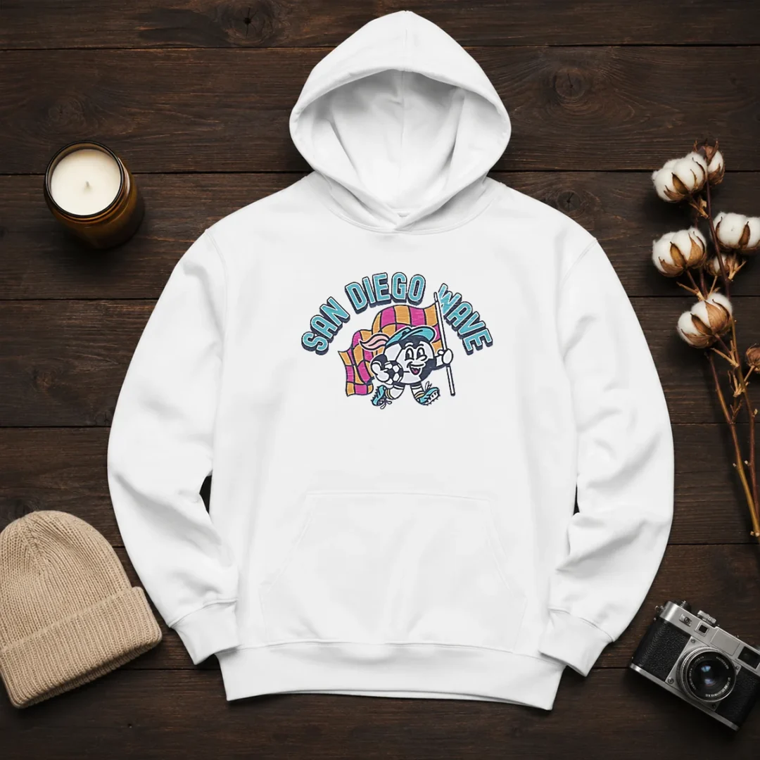 good-san-diego-wave-mascot-soccer-ball-character-hoodie Good San Diego Wave Mascot Soccer Ball Character Hoodie