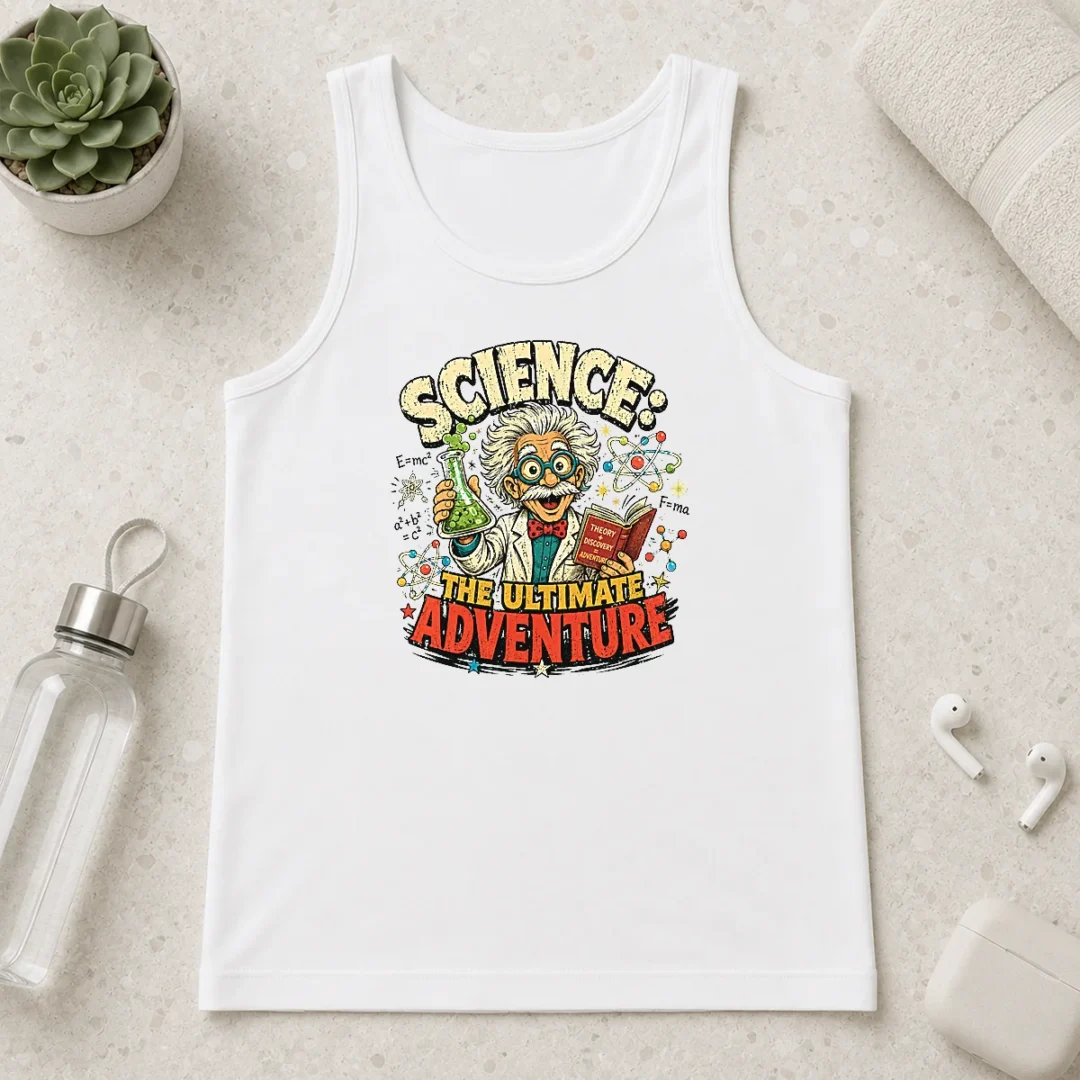 good-science-the-ultimate-adventure-retro-distressed-tank-top Good Science The Ultimate Adventure Retro Distressed Tank Top