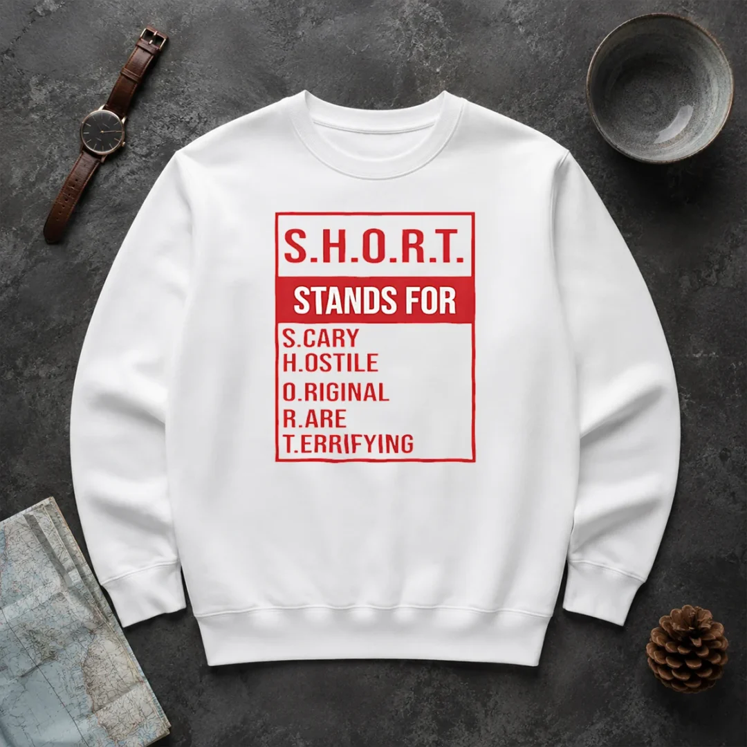 Good Short Stands For Scary Hostile Original Rare Terrifying Sweater Good Short Stands For Scary Hostile Original Rare Terrifying Sweater