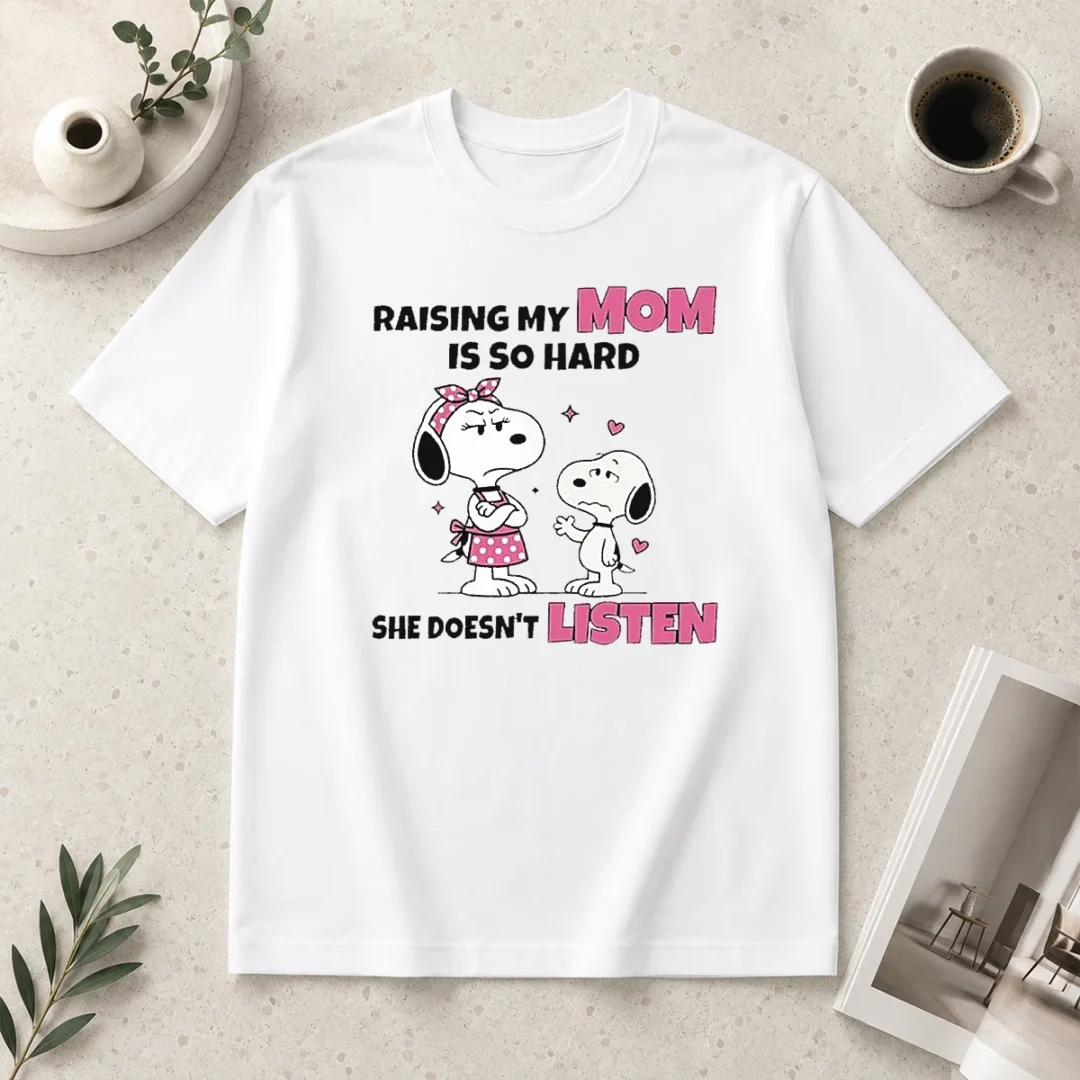 good-snoopy-and-belle-funny-raising-my-mom-is-so-hard-she-doesnt-listen-t-shirt-1 Good Snoopy And Belle Funny Raising My Mom Is So Hard She Doesnt Listen