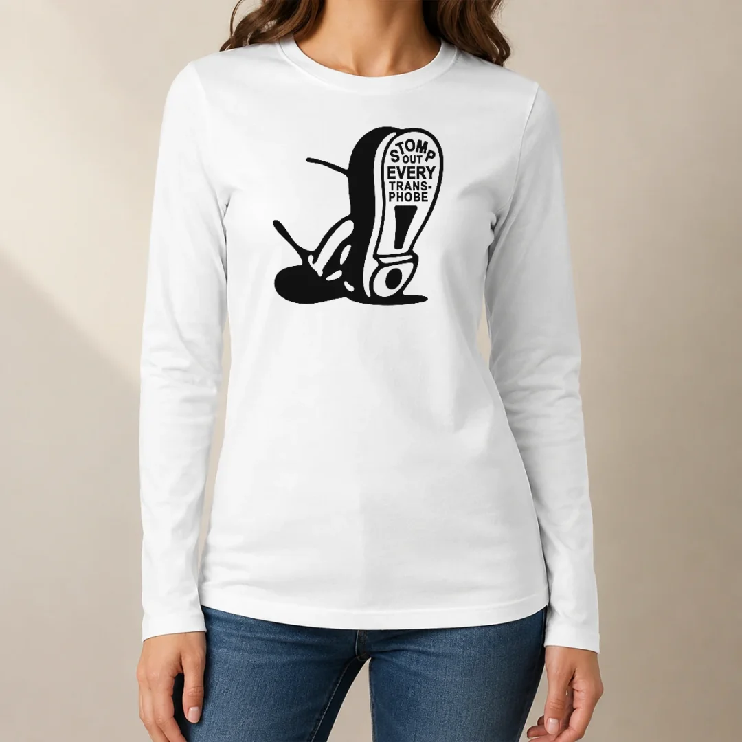 good-stomp-out-every-transphobe-boot-social-justice-activism-equality-protest-long-sleeve-shirt Good Stomp Out Every Transphobe Boot Social Justice Activism Equality Protest Long Sleeve Shirt