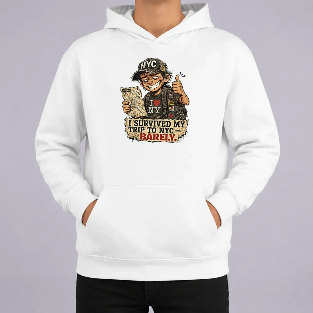 Good Survived NYC Trip Funny Grunge Streetwear Hoodie Good Survived NYC Trip Funny Grunge Streetwear Hoodie