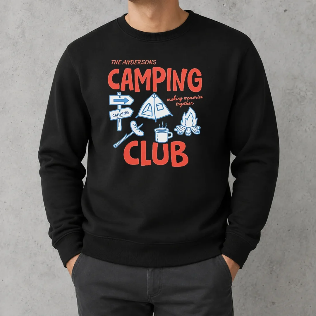 good-the-andersons-camping-club-making-memories-together-campfire-sweater Good The Andersons Camping Club Making Memories Together Campfire Sweater