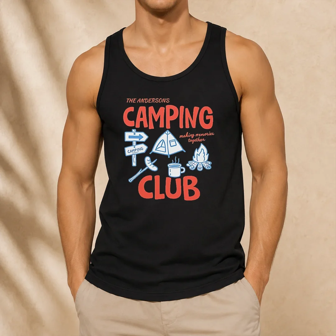 good-the-andersons-camping-club-making-memories-together-campfire-tank-top Good The Andersons Camping Club Making Memories Together Campfire Tank Top