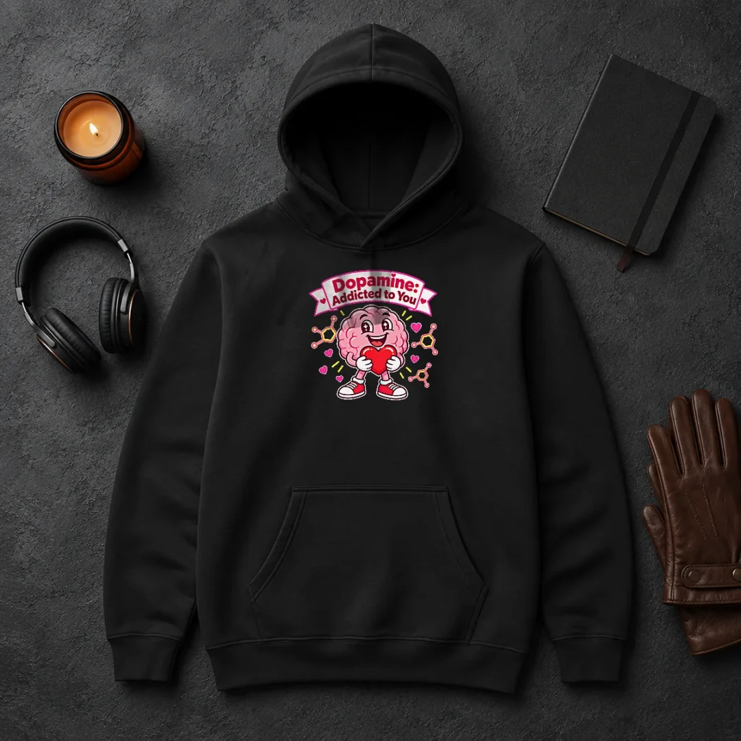 Good Top Cute Dopamine Addicted To You Love Hoodie Good Top Cute Dopamine Addicted To You Love Hoodie