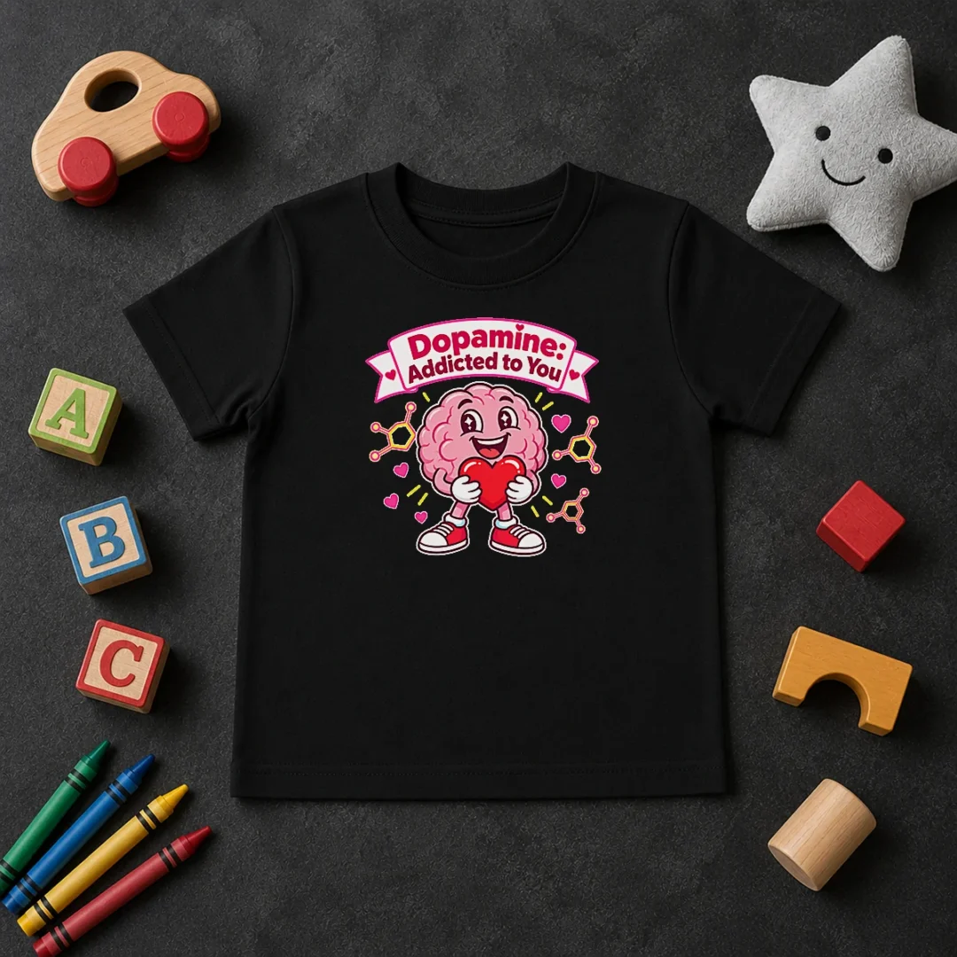 Good Top Cute Dopamine Addicted To You Love Kids T Shirt Good Top Cute Dopamine Addicted To You Love Kids T-Shirt