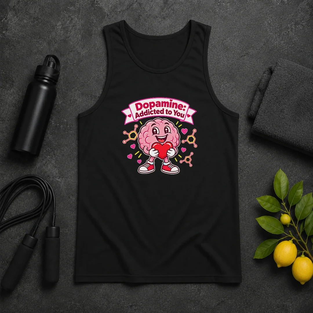 Good Top Cute Dopamine Addicted To You Love Tank Top Good Top Cute Dopamine Addicted To You Love Tank Top