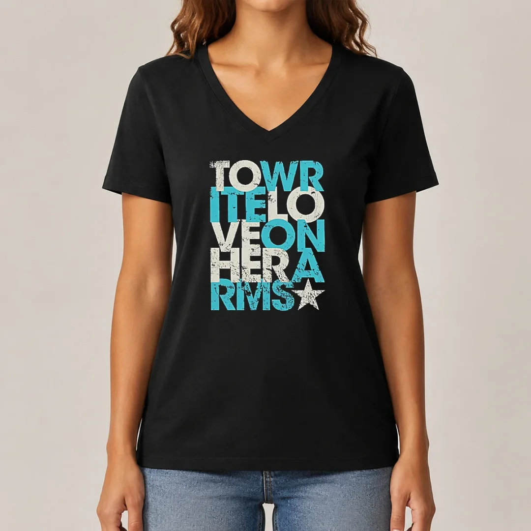 good-tower-of-love-hero-rivers-distressed-v-neck-shirt Good Tower Of Love Hero Rivers Distressed V-Neck Shirt
