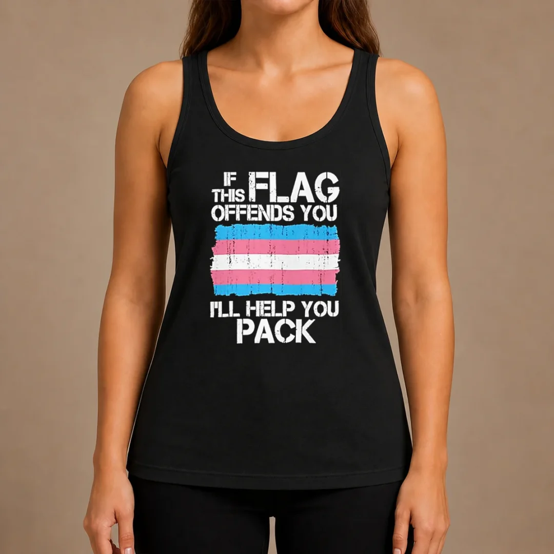good-transgender-pride-flag-if-this-flag-offends-you-i-will-help-you-pack-tank-top Good Transgender Pride Flag If This Flag Offends You I Will Help You Pack Tank Top