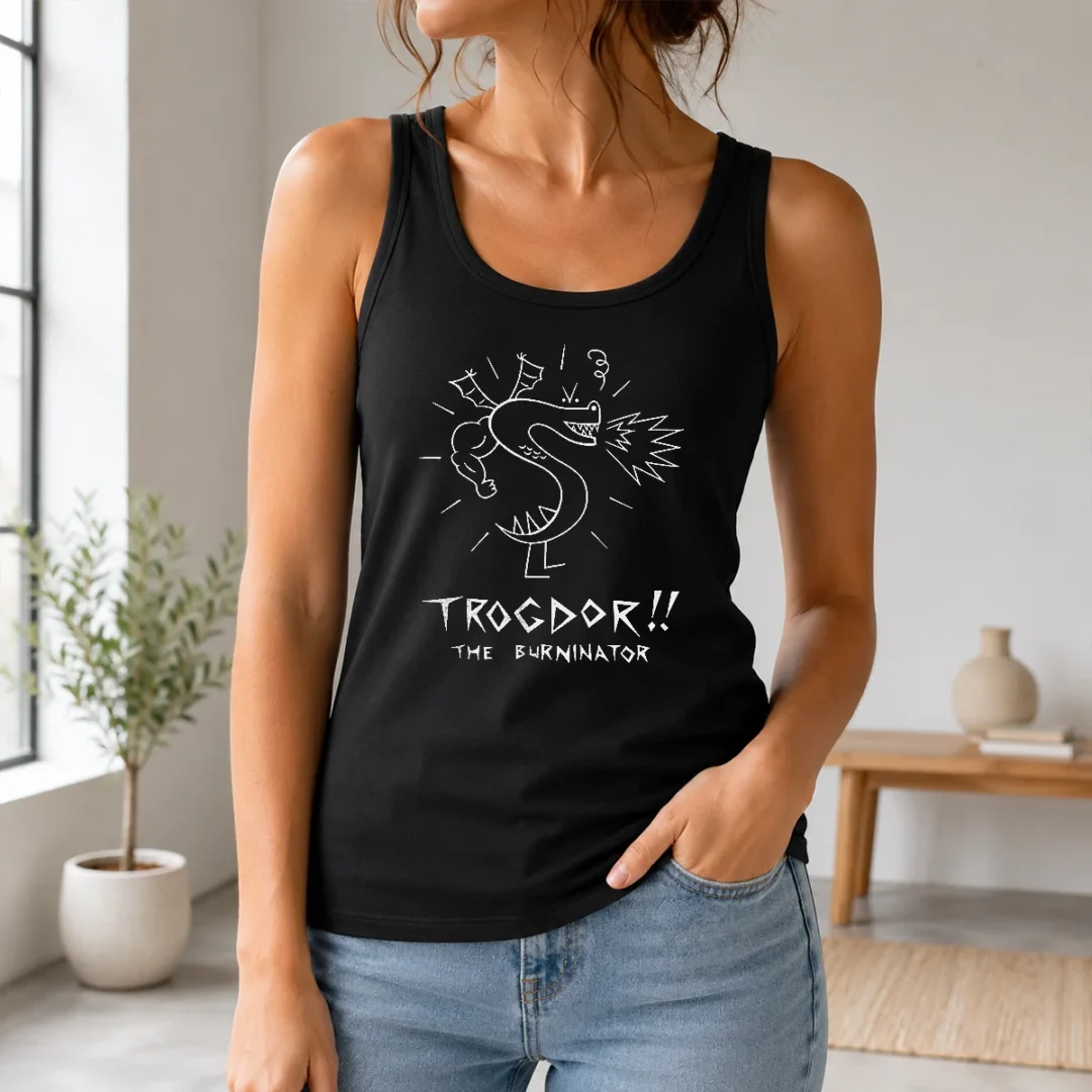 Good Trogdor The Burninator Homestar Runner Tank Top Good Trogdor The Burninator Homestar Runner Tank Top