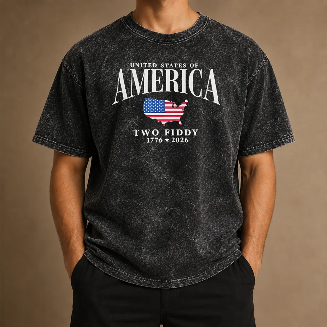 good-united-states-of-america-two-fiddy-1776-2026-washed-t-shirt Good United States Of America Two Fiddy 1776 2026 Washed T-Shirt
