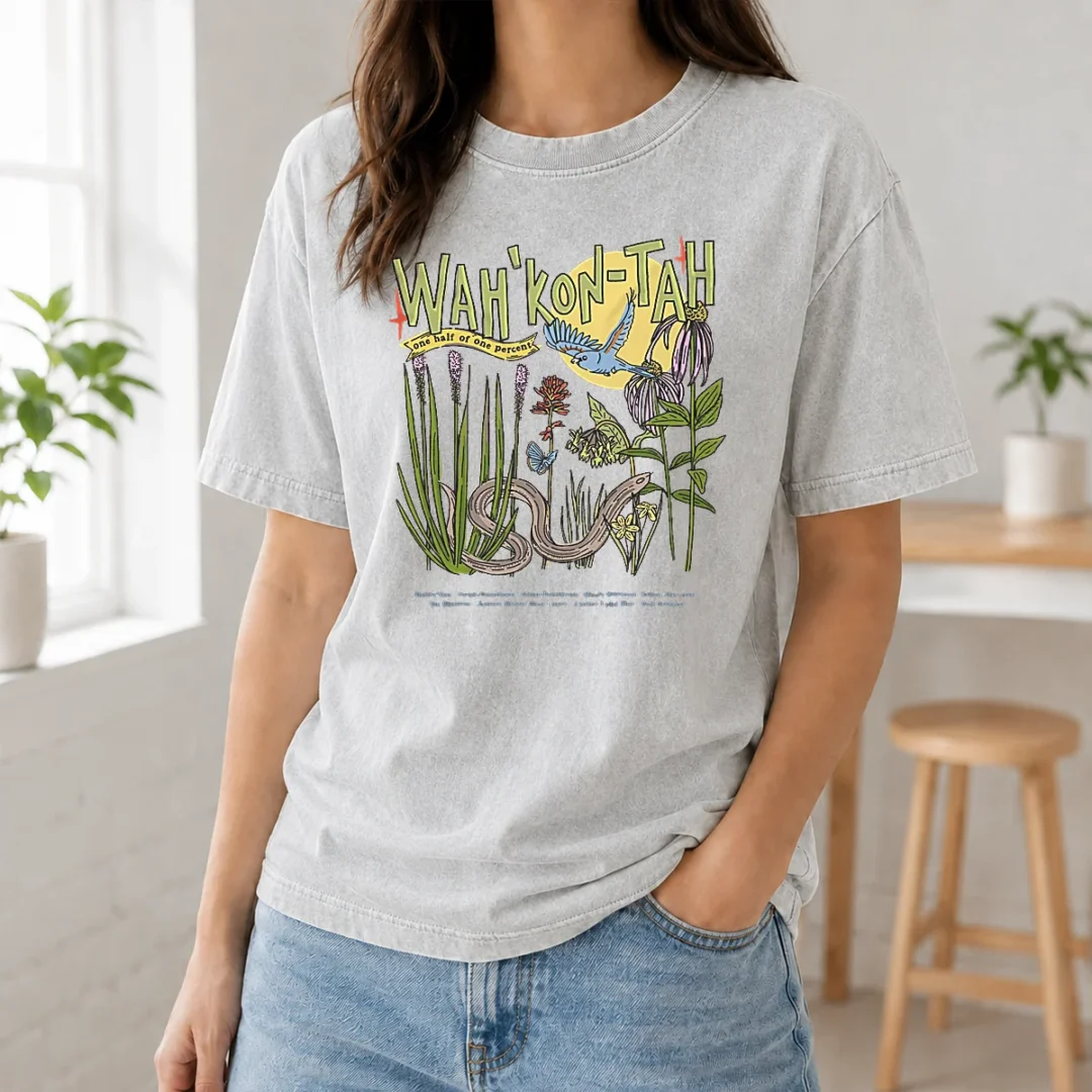 Good Wahkon Tah Prairie Washed T Shirt Good Wahkon Tah Prairie Washed T-Shirt