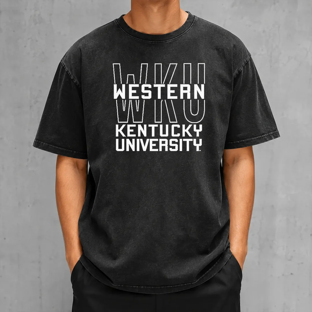 good-western-kentucky-university-wku-hilltoppers-name-washed-t-shirt Good Western Kentucky University WKU Hilltoppers Name Washed T-Shirt