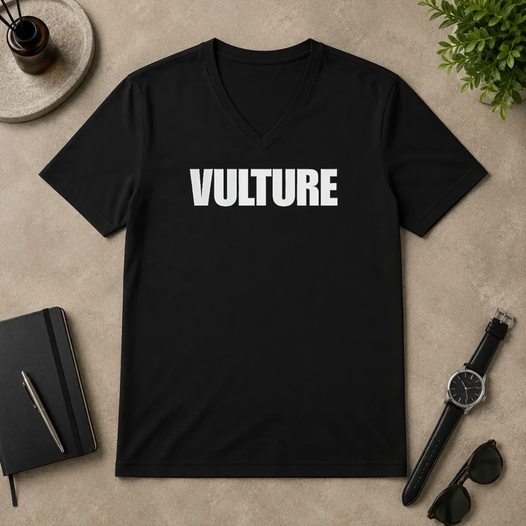 Good Yeah I Watch TV Turkey Vulture V Neck Shirt Good Yeah I Watch TV Turkey Vulture V-Neck Shirt
