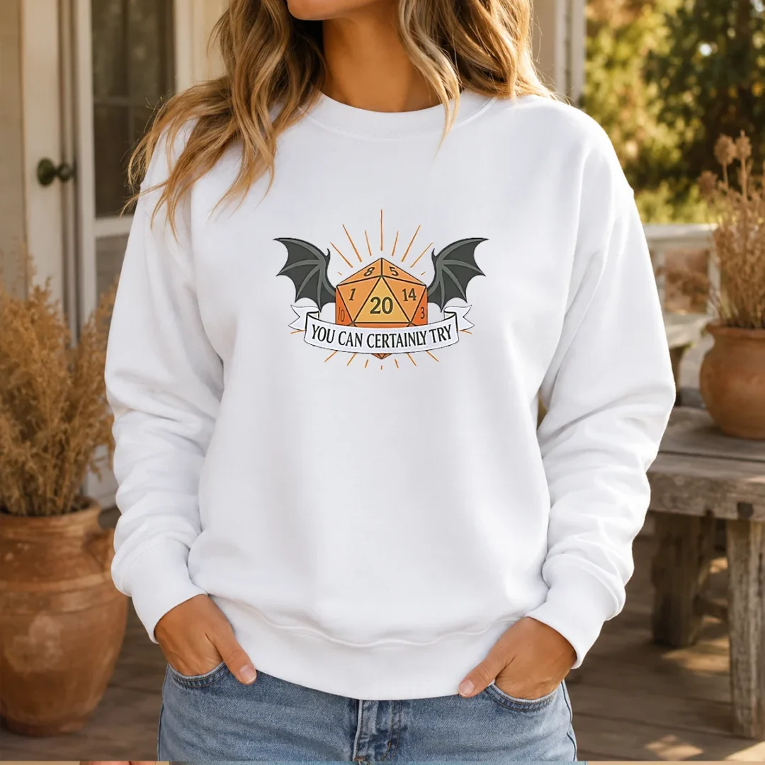 good-you-can-certainly-try-d20-dice-with-wings-sweater Good You Can Certainly Try D20 Dice With Wings Sweater