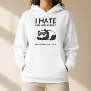 Official Original I Hate Morning People Hoodie