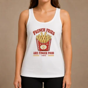 Awesome Nice French Fries Are Finger Food IYKYK Fast Food Tank Top