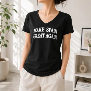 Hot Good Make Spain Great Again Cap V-Neck Shirt