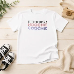 Good Pretty Hotter Than A Hoochie Coochie Kids T-Shirt