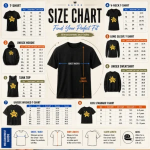 Size chart for Hot Plus 1 Good Boy Point Star Reward Positive Reinforcement with measurements in inches and cm