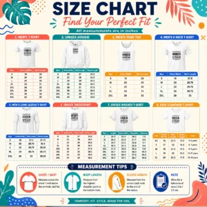 Size chart for Funny The Only Difference Between A Hooker And A Republican Political with measurements in inches and cm