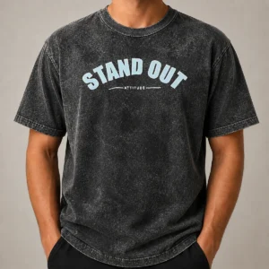 Pretty Funny Stand Out Attitude Washed T-Shirt