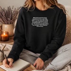 Awesome Mitch Mcconnell Has Been Hospitalized Since June 14th 2026 Long Sleeve Shirt