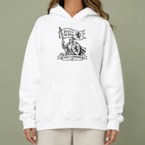 Pretty Happy Battle Of The Boyne Pride Line Art Hoodie