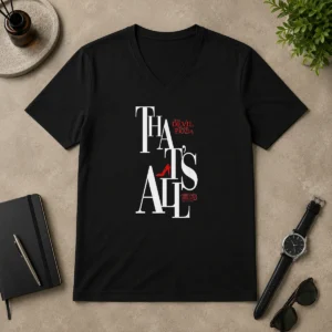 Funny Miranda Priestly Quote That'S All The Devil Wears Prada Red Heel V-Neck Shirt