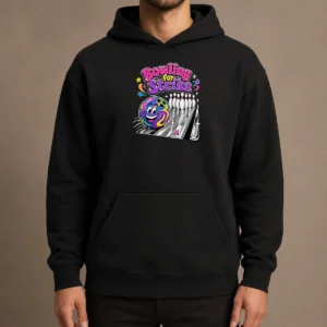 Funny Bowling For Strike Y2K Hoodie