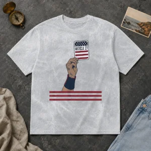 Funny USA Article 27 Card Washed T-Shirt