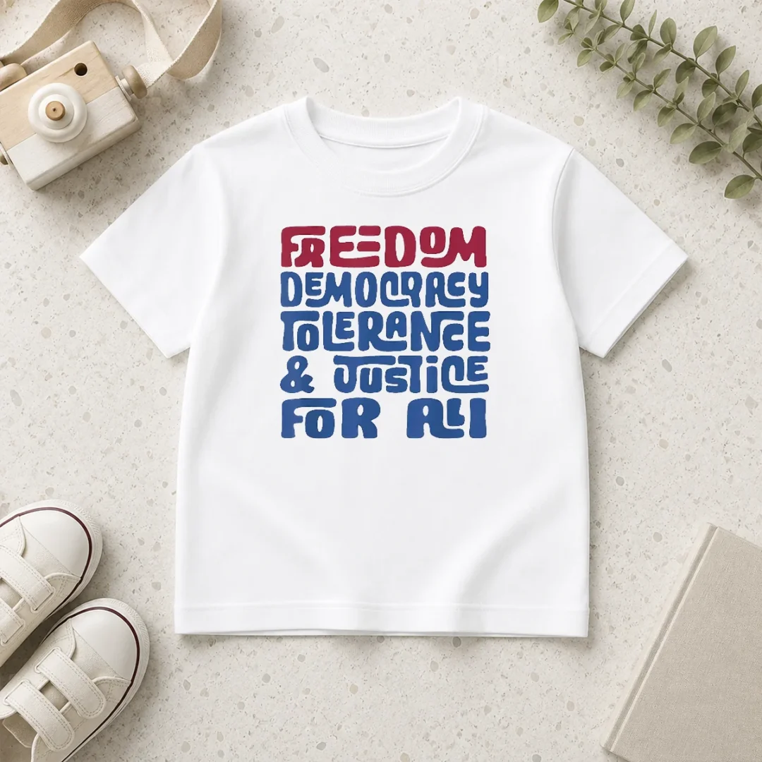 happy-freedom-democracy-tolerance-justice-for-all-kids-t-shirt Happy Freedom Democracy Tolerance Justice For All Kids T-Shirt