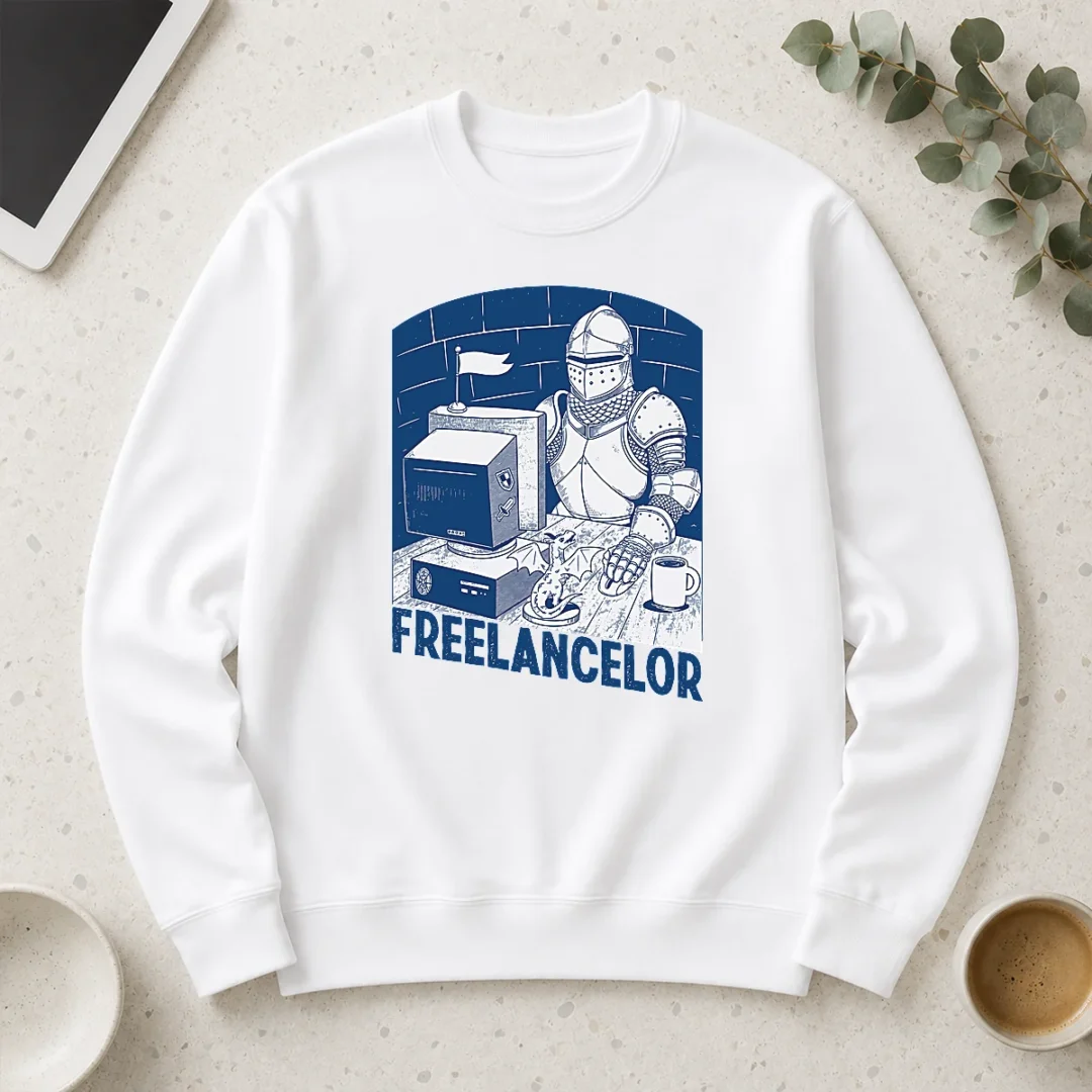 happy-freelancer-knight-gaming-vintage-funny-gamer-long-sleeve-shirt Happy Freelancer Knight Gaming Vintage Funny Gamer Long Sleeve Shirt