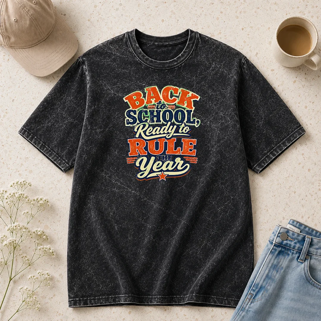 happy-funny-back-to-school-vintage-spirit-motivational-washed-t-shirt Happy Funny Back To School Vintage Spirit Motivational Washed T-Shirt