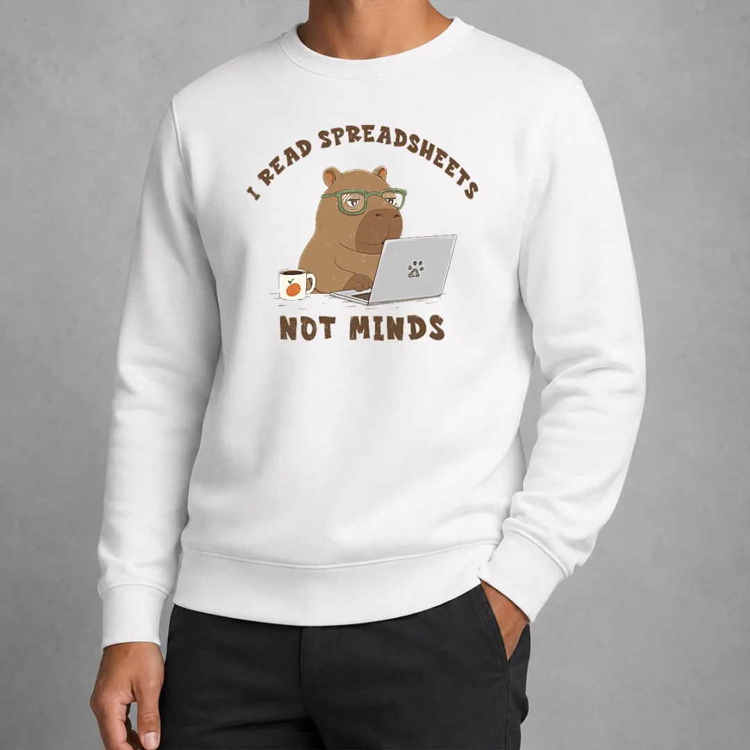happy-good-i-read-spreadsheets-sweater Happy Good I Read Spreadsheets Sweater