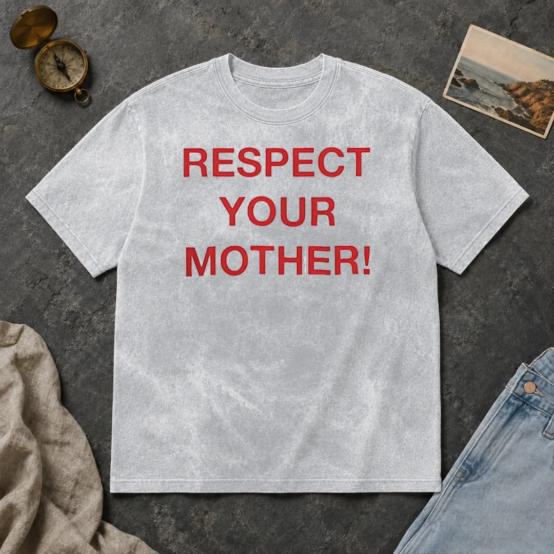 Happy Good Shania Twain Respect Your Mother Washed T Shirt Happy Good Shania Twain Respect Your Mother Washed T-Shirt
