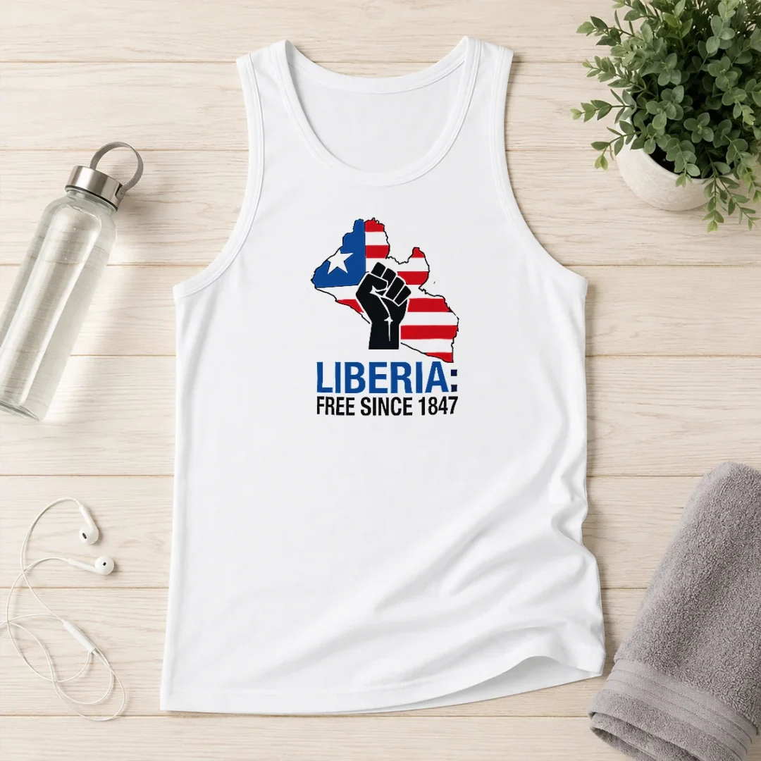 happy-nice-liberia-free-since-1847-tank-top Happy Nice Liberia Free Since 1847 Tank Top