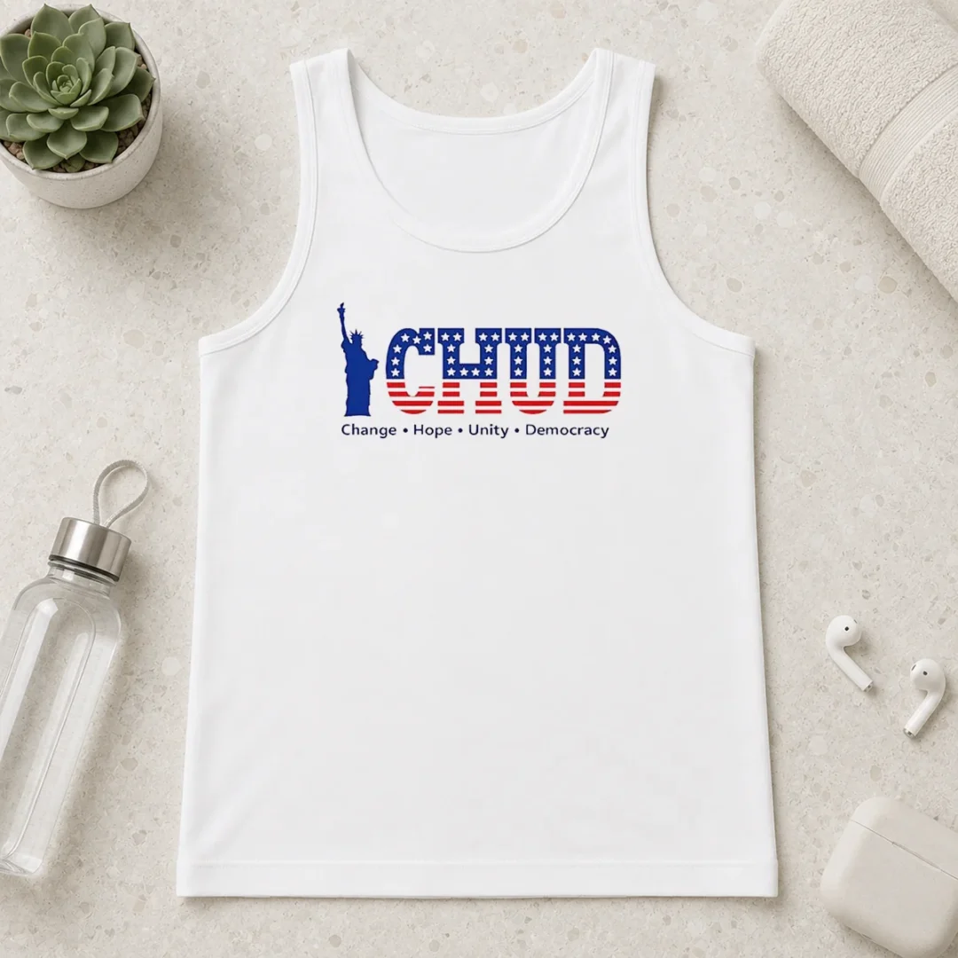 happy-nice-statue-of-liberty-chud-change-hope-unity-democracy-american-patriot-tank-top Happy Nice Statue Of Liberty CHUD Change Hope Unity Democracy American Patriot Tank Top