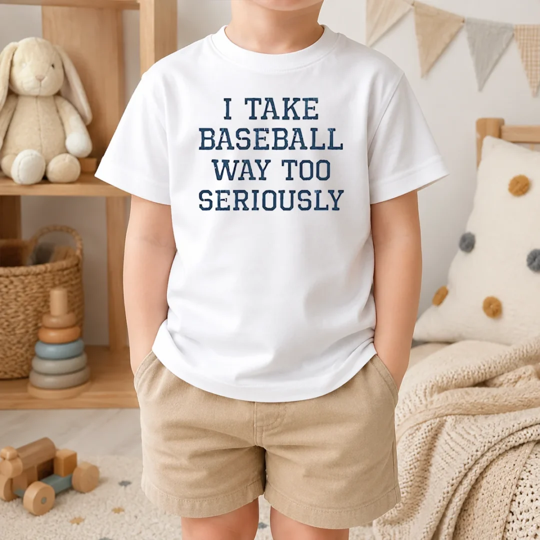 Happy Official I Take Baseball Way Too Seriously Kids T Shirt Happy Official I Take Baseball Way Too Seriously Kids T-Shirt