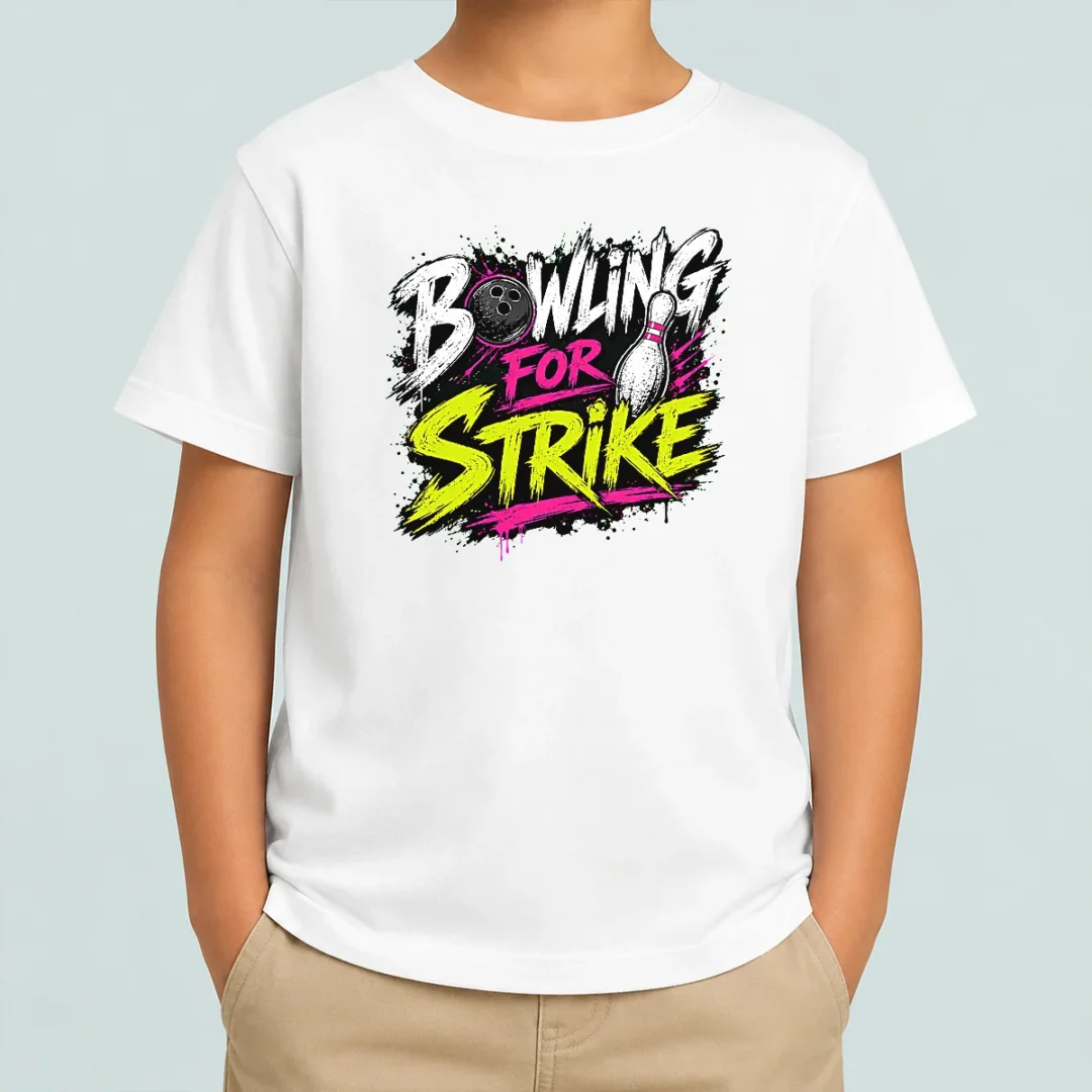 happy-premium-bowling-for-strike-streetwear-kids-t-shirt Happy Premium Bowling For Strike Streetwear Kids T-Shirt
