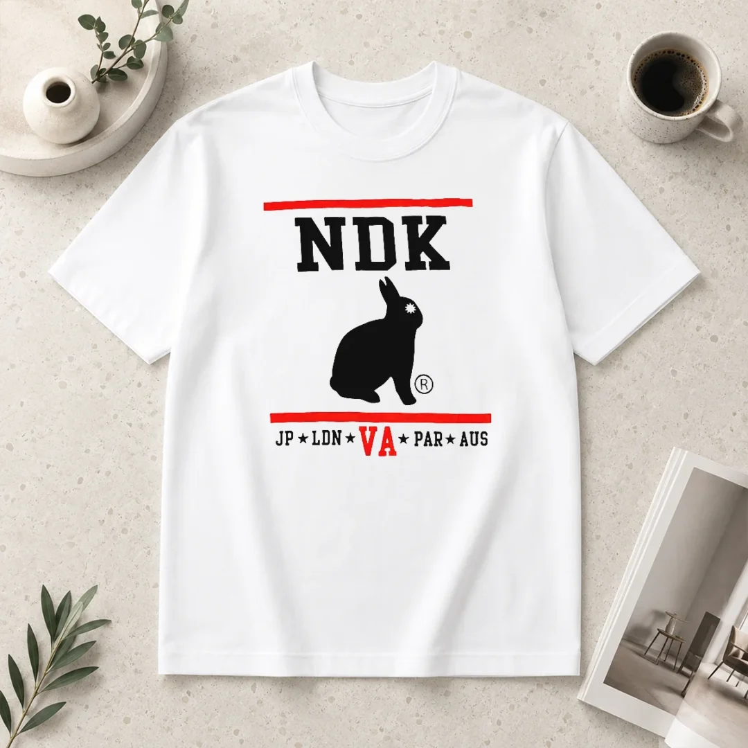 happy-premium-ndk-jp-ldn-va-par-aus-t-shirt Happy Premium NDK JP LDN VA PAR AUS t shirt in classic crew neck style with vibrant city code print