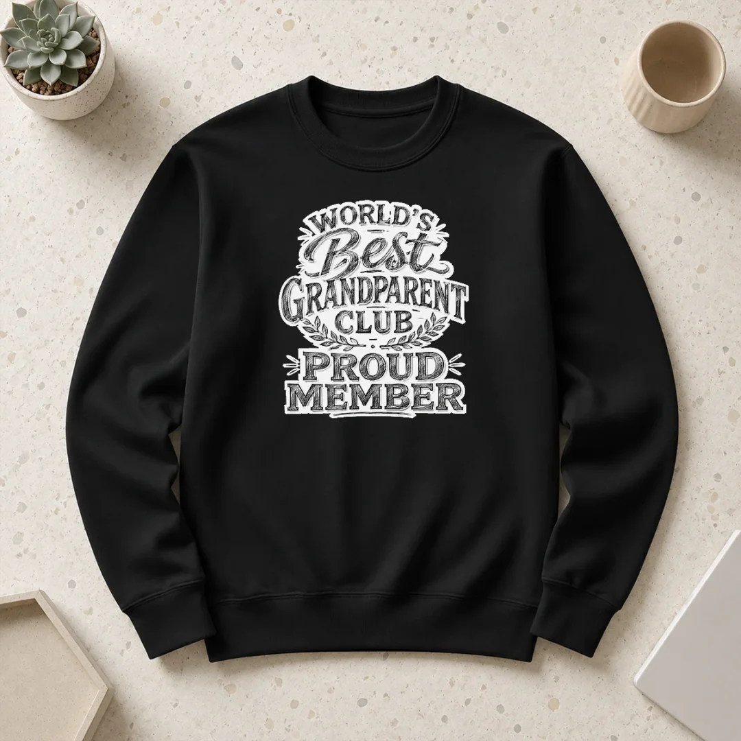 happy-pretty-grandparents-day-proud-member-sketch-sweater Happy Pretty Grandparents Day Proud Member Sketch Sweater