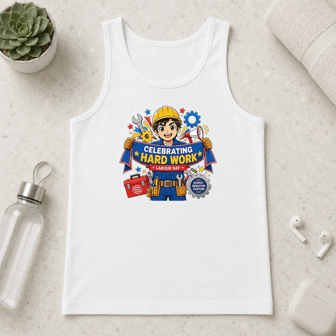 happy-pretty-labour-day-celebration-anime-for-proud-workers-tank-top Happy Pretty Labour Day Celebration Anime For Proud Workers Tank Top