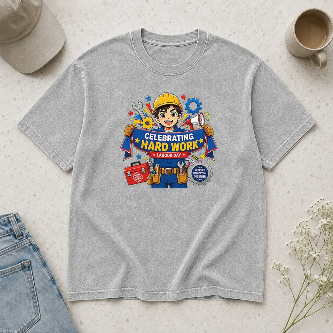 happy-pretty-labour-day-celebration-anime-for-proud-workers-washed-t-shirt Happy Pretty Labour Day Celebration Anime For Proud Workers washed t shirt featuring vibrant anime design for Labour Day