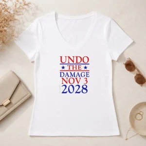 Premium Undo The Damage Nov 3 2028 Election V-Neck Shirt