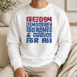 Top Pretty Freedom Democracy Tolerance Justice For All Sweater