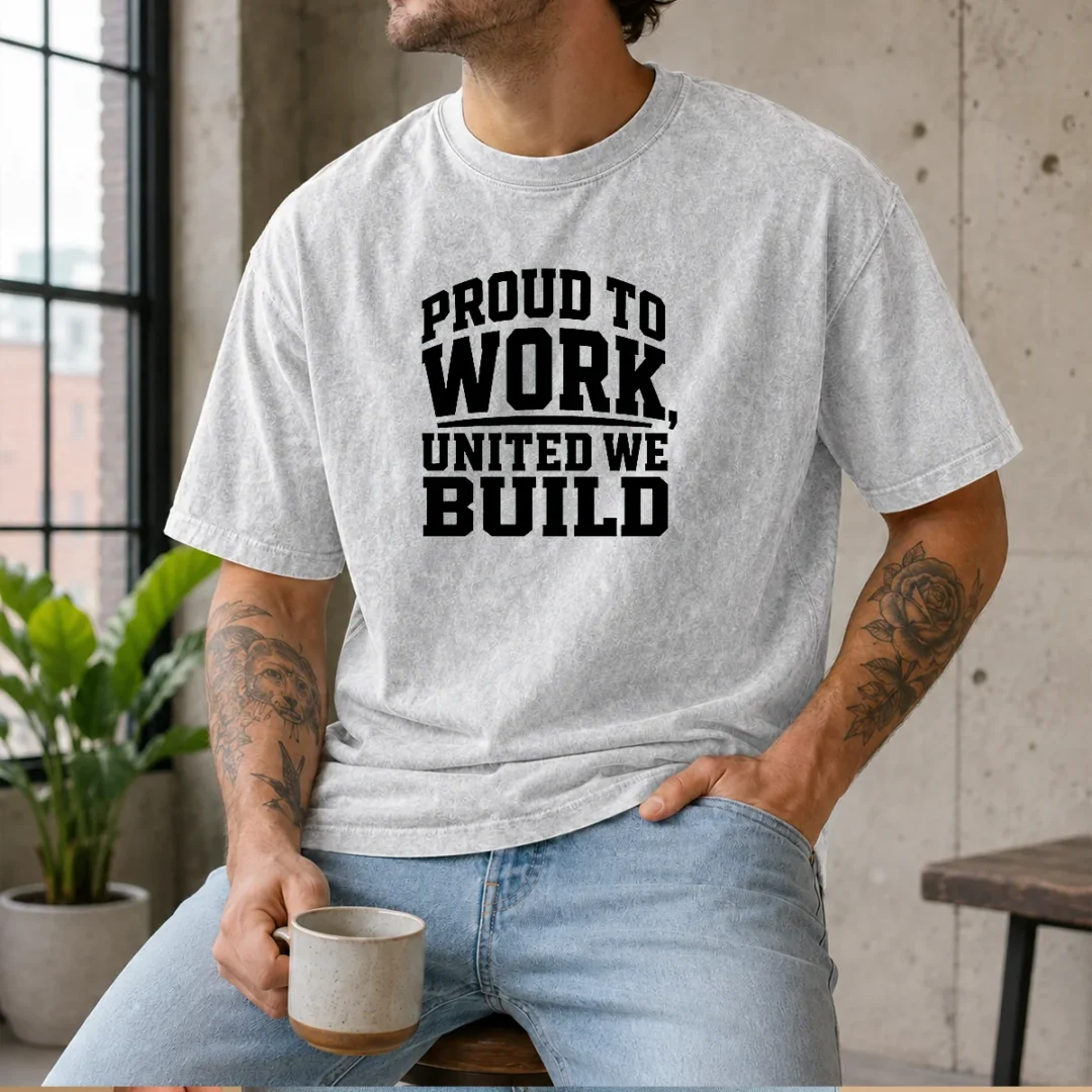 hot-american-labor-proud-typography-silhouette-washed-t-shirt Hot American Labor Proud Typography Silhouette printed on a soft washed t shirt in vintage style