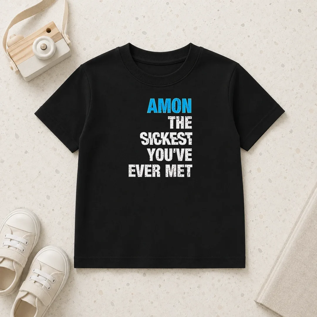 hot-amon-the-sickest-you-ve-ever-met-kids-t-shirt Hot Amon The Sickest You'Ve Ever Met Kids T-Shirt
